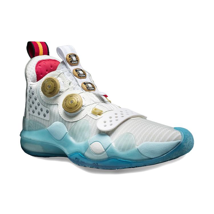 Li Ning WOW 8 Way Of Wade 8 Домашние, Ночь Завершения Карьеры Ткань Устойчивая к истиранию Дышащие Средние Баскетбольные кроссовки Мужские ABEP001-4