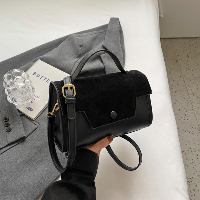 Сумка женская сумка 2024 осень зима новая корейская версия простая модная сумка-мессенджер женская ретро матовая сумка через плечо hbag tide