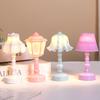 Night Light Mini Flower Shape Soft Glow Warm Light Desk Lamp with Adjustable Brightness Touch Control Portable Table