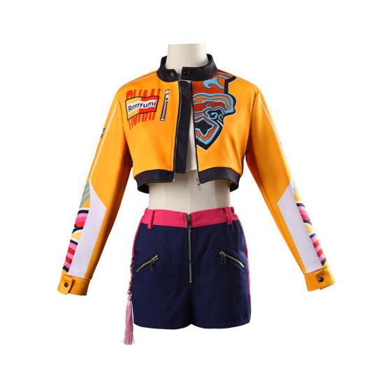 Adult Demon Hunters Cosplay Outfit Anime Costumes for Women Halloween Characters Dress-up Accessory