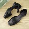 For Niche and Light Luxury Women's Shoes and Sandals, Wear Loose-heeled Shoes On Top