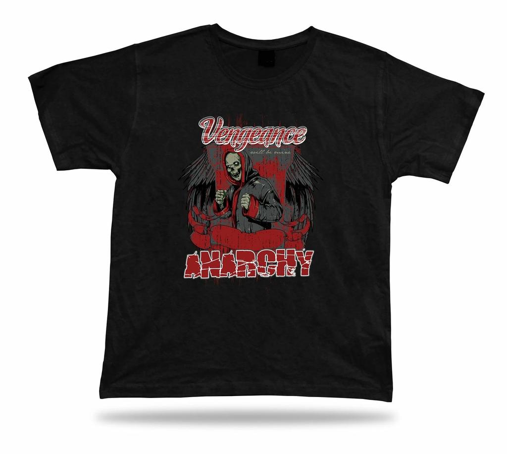 Tshirt Tee Shirt Birthday Gift Idea Vengeance Anarchy Grim Reaper Death Boxer