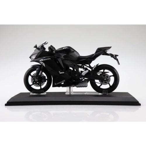 Aoshima Bunka Kyozai (AOSHIMA) Skynet 1/12 Scale Complete Kawasaki Ninja ZX-25R Motorcycle In Metallic Spark Black