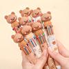 2PCS Kawaii Bear 10-in-1 Multicolor Ballpoint Pens Cute Aesthetic Stationery for School  Office, Journaling & Gifts