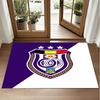 Anderlecht FC Design Crystal Velvet Rug Soft Decorative Mat for Bedroom Entrance