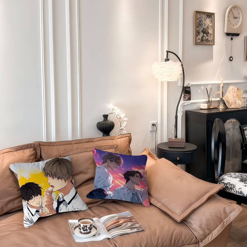 Аниме Затерянный в облаках Наволочка Подушка Подушка Чехол для подушки Гостиная Диван Домашний декор На заказ