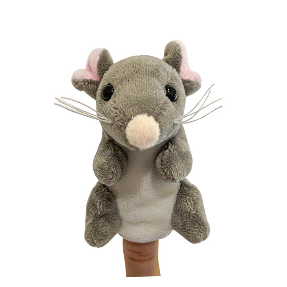 Plush Animals Finger Puppet Toys Tell Story Interactive Toys Kids Animal Hand Puppet Children Gift