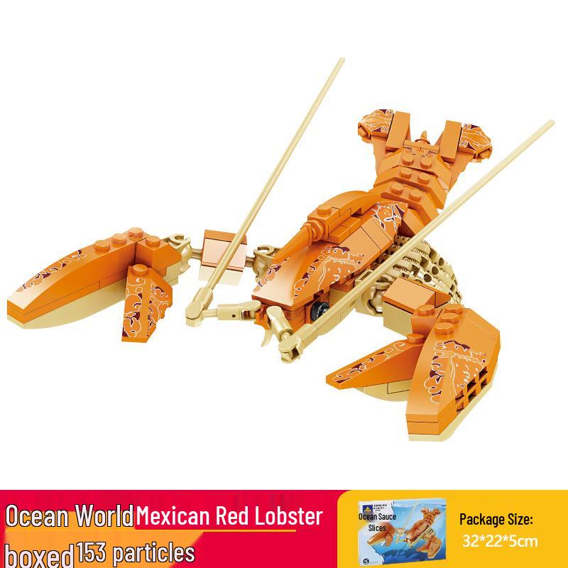 Кай Чжи Совместимая Лего Игрушка Насекомое: Mantis Конструктор для детей, Развивающий пазл с животными в подарок