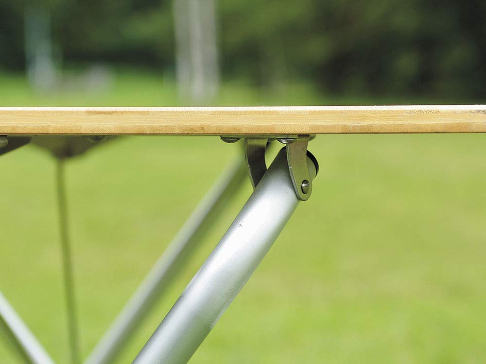 Snow Peak One Action Low Table Bamboo with Storage Case Desk Folding Compact Outdoor Camping LV-100TR