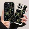 JT262 Золотые Стрекозы Винтаж для iPhone 17 16 15 14 13 Pro Max Samsung S26 S25 Ultra A17 A16 A07 A56 A36 Xiaomi 15T Redmi 15c Note 14 13 Мягкий Чехол