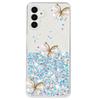 For Samsung Galaxy A55 5G Case Luminous TPU Phone Cover Cute 3D Butterfly Epoxy