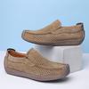 Модные Стильные Летние Мужские Повседневные Туфли Мягкая Кожа Мужские Лоферы Простые Крутые Мокасины Дышащие Мужские Слипоны Туфли-лодочки Обувь для вождения