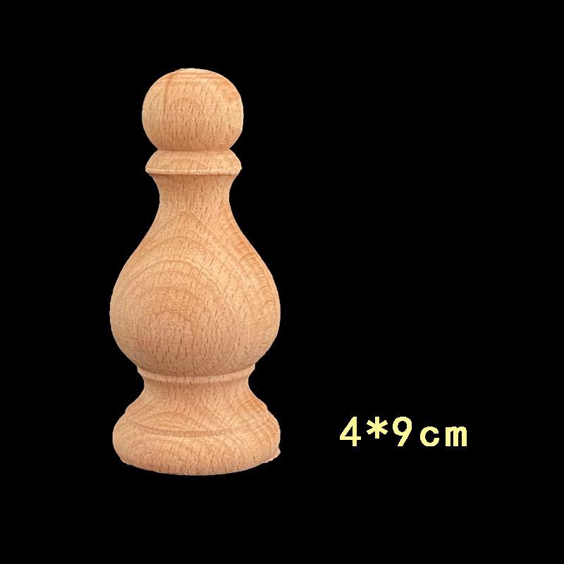 Европейская тумба из массива дерева - Декоративный резной деревянный шар для мебели и перил