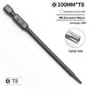 Набор бит для отвертки S2 Torx T5-T40 и Phillips с отверстиями - Совместим с электроинструментом