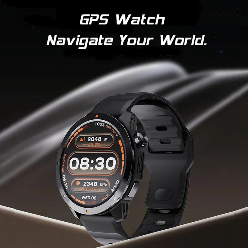NORTH EDGE X-TREK 2 GPS Отслеживание маршрутов Спортивные смарт-часы 1.43 Amoled экран 3ATM Водонепроницаемые часы Bluetooth Вызов Высота Компас