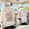 Car Seat Back Anti-kick Pad Cartoon Car Anti-dirty Anti-kick Protective Pad Cute Creative Car Rear Seat Storage Pad