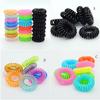 10 Pcs Plastic Hair Ties Spiral Hair Ties No Crease Coil Hair Tie Ponytail