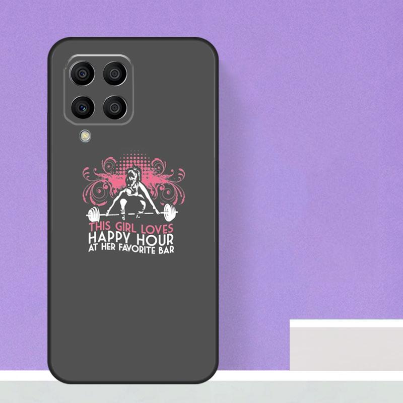 Фитнес Девушка Спортзал Для Samsung Galaxy M13 M33 M53 M12 M32 M52 M14 M34 M54 M20 M51 M21 M30s M31s M15 M55 Чехол