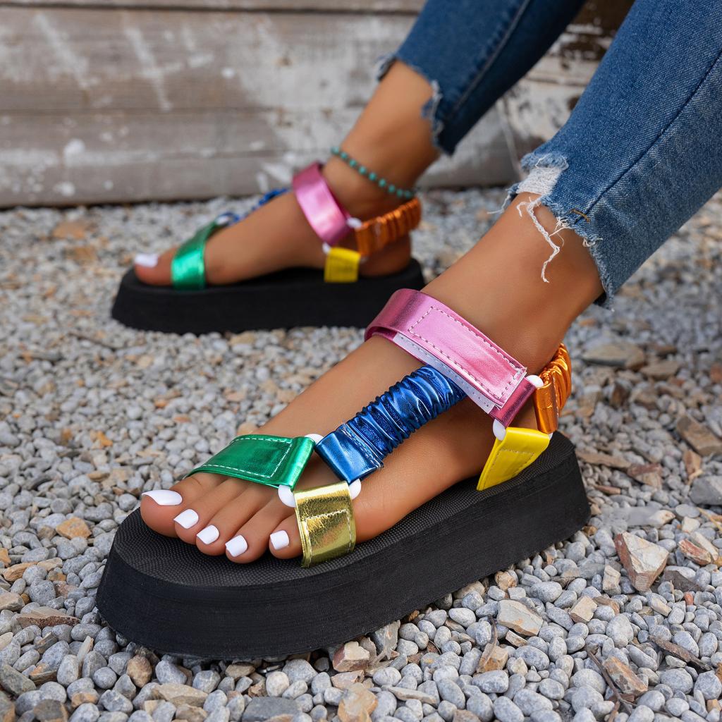 Летняя женская обувь на плоской подошве, комплект пляжных сандалий из пеньковой веревки, уличные универсальные повседневные тапочки, женские сандалии большого размера