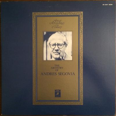 Виниловая пластинка АНДРЕС СЕГОВИЯ  Искусство Сеговии GR2087 ANGEL RECORDS Япония Obi Классическая Б/у