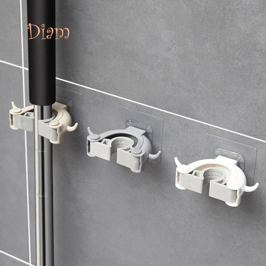 Настенный держатель для щетки для ванной комнаты Dilara, держатель для швабры, подвесной крючок, стеллаж для хранения