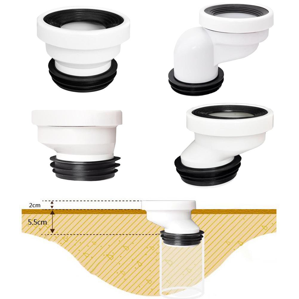 Ванная комната Унитаз Переключатель Насадки для унитаза Насадка для сливной трубы для унитаза Насадки для сливной трубы из ПВХ Фитинги для сливной трубы