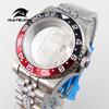 Корпус для дайвинга Matelion 200M, 40 мм, подходит для NH35 NH36 NH34 GMT ETA 2824 PT5000, браслет Jubilee, сапфировое стекло, застежка-слайдер