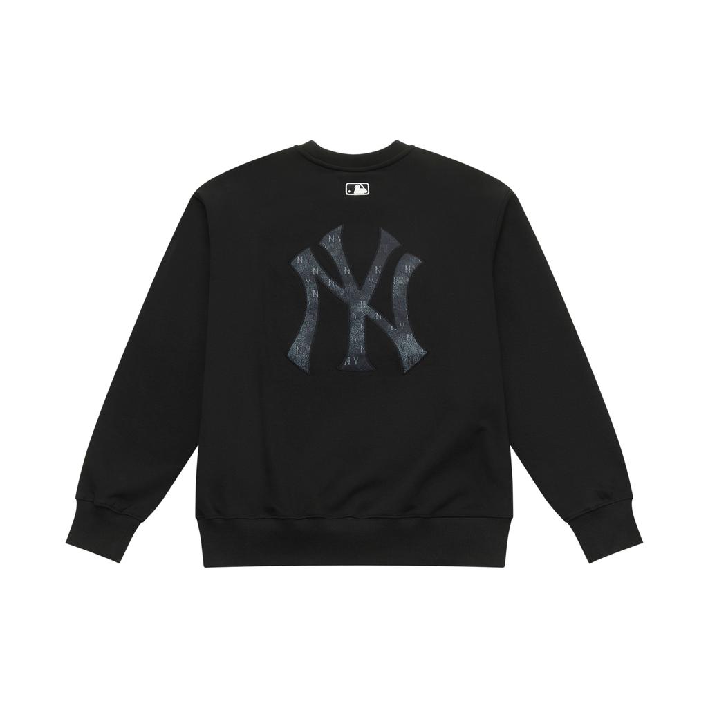 MLB Monogram Винтажная Серия Нью-Йорк Янкис Модный Классический Персональный Модный Универсальный Удобный Свитшот с Круглым Вырезом и Длинным Рукавом 3AMTM0654-50BKS