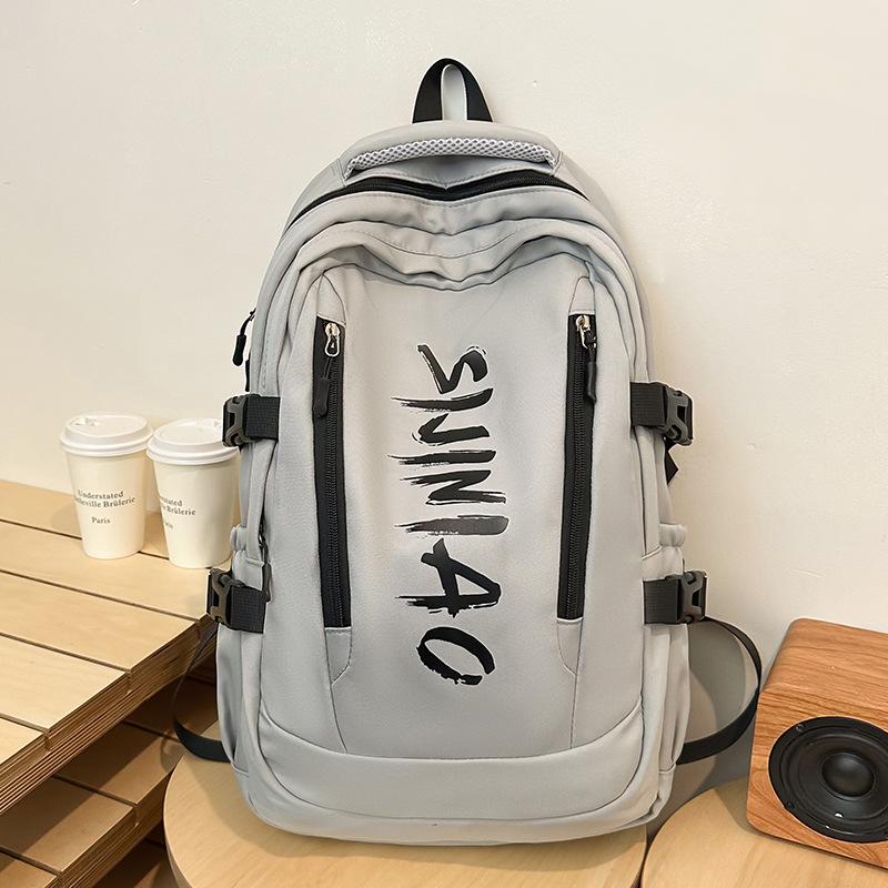 Школьные рюкзаки Студенты колледжа Женские Большой вместимости Ученики старших классов Буквы Рюкзак Ученики средней школы Ученики начальной школы