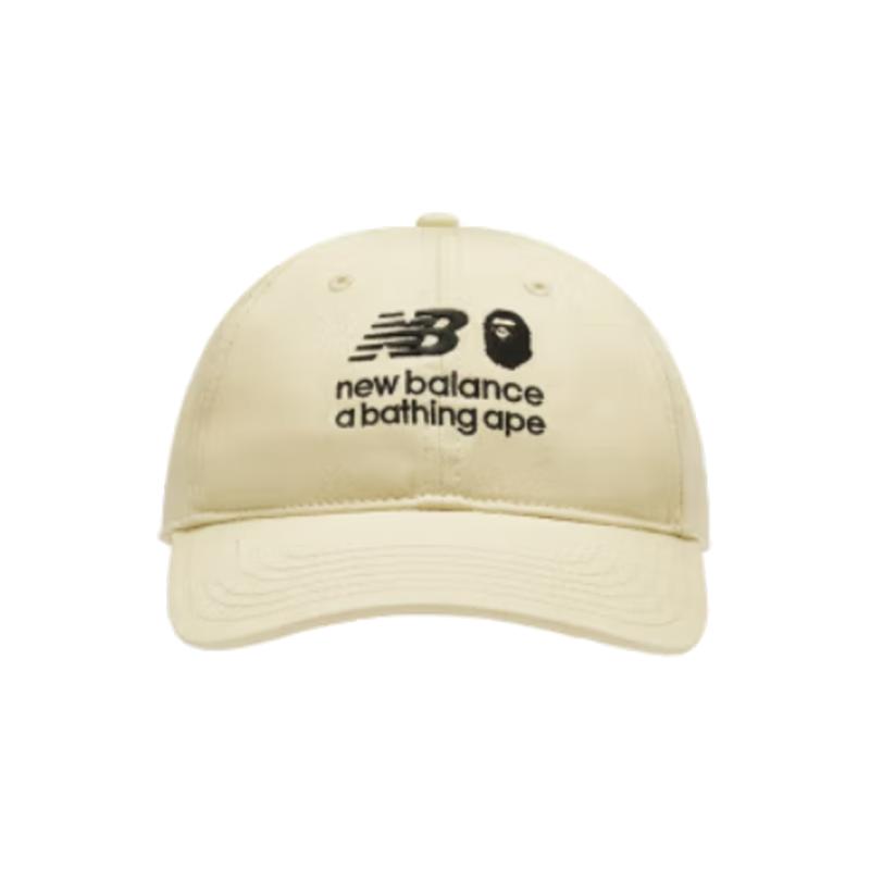 New Balance Хлопковые бейсболки унисекс бежевые New Balance BPCP0000BG