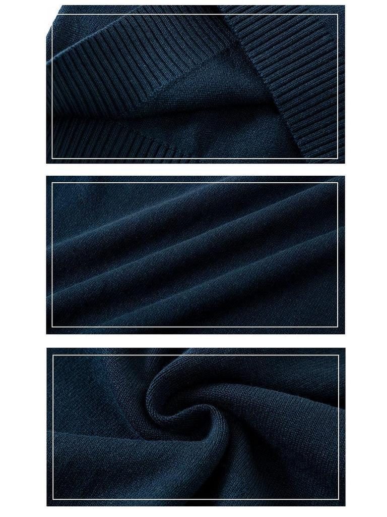 Autumn/Winter Children's Cotton Knit V-Neck Sweater Vest - College Style, Solid Color