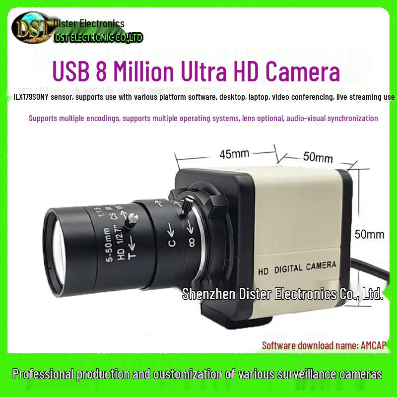 4K USB Webcam for Live Streaming and Video Conferencing