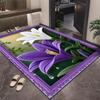 3D Коврик для пола с цветочным принтом, Подставка под ноги, Впитывающий коврик для ванной