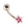 Les Trésors De Lily [C3692] - Пирсинг «Звезда», розовый