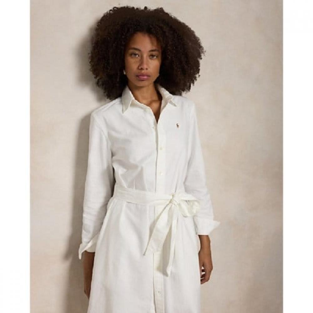 Polo Ralph Lauren Women S Cotton Belt Oxford ShirtdreSS wmpodrSnfa20589100