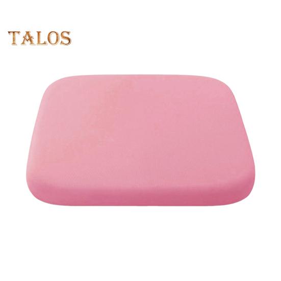 Подушка для сиденья из пеноматериала с эффектом памяти и завязками, медленный отскок, нескользящий моющийся чехол Fours Seasons, эластичный квадратный коврик для сидения в автомобиль, домашний офис