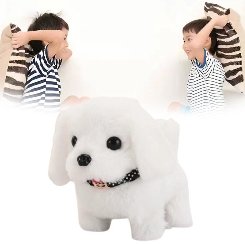 Realistic My Robot Puppy Plush Toy With Sound For Kids Gift Cute Stuffed Doll
