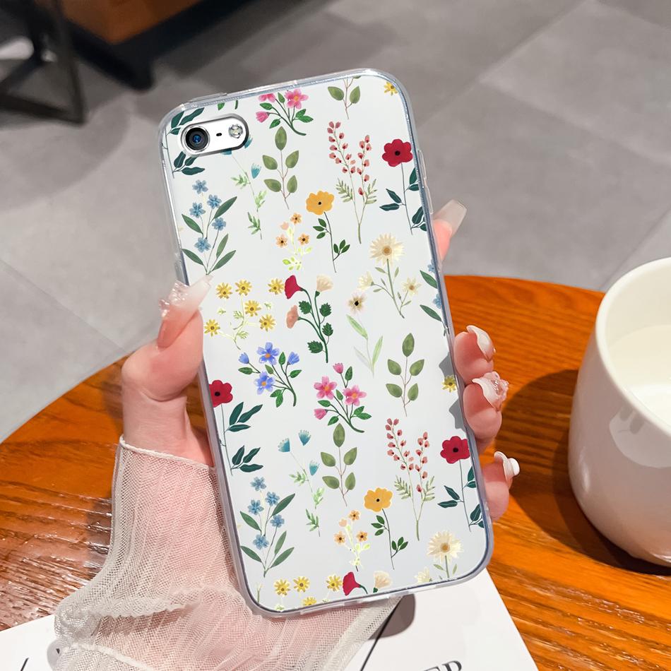 Для iPhone 4 5 5S 6 Plus Чехол для телефона Чернильная живопись Мягкая прозрачная силиконовая задняя крышка Для Apple iphone4 iphone5 5 S iphone6 6+ Funda