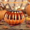 Стеклянный светильник-тыква, Хэллоуинская тыквенная лампа, Стеклянный светящийся тыквенный светильник, Хэллоуинские украшения