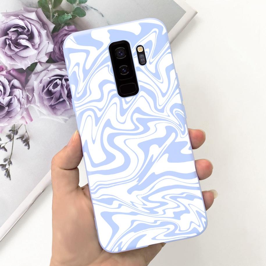 Для Samsung Galaxy S9 S 9 Plus Чехол Популярный Мрамор Мультяшный Мягкий Чехол Силиконовый Ударопрочный Чехол для Телефона Для Samsung S9+ S9Plus Capa