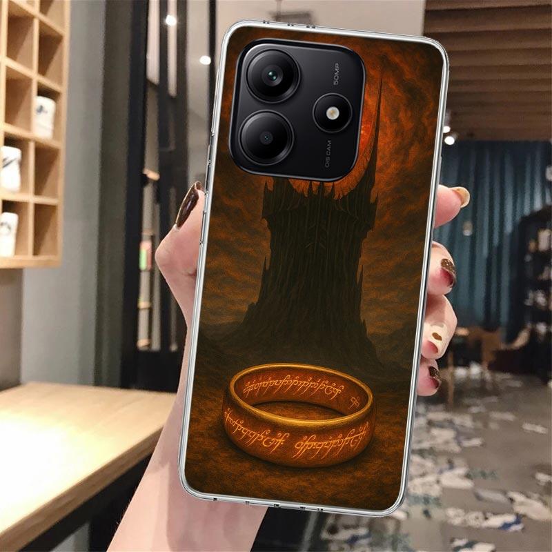 Мягкий чехол L-Lord of The R-Rings для Xiaomi Redmi Note 14 14S 13 12S 12 11S 11 11E Pro Plus 11T 10S 10 9S 5G Узор Co