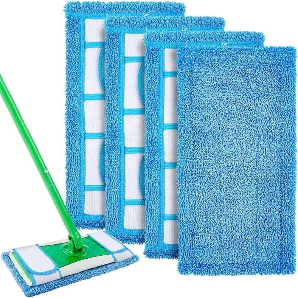 Wet/Dry Use Floor Mop Pad Microfiber Scouring Pads New Replaceable Mop Cloth For Swiffer Sweeper
