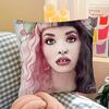 pc MMelanie Martinez Singer Pillow Case Fashion Square Pillowcase Bedroom Sofa Room Ins Decoration Leisure