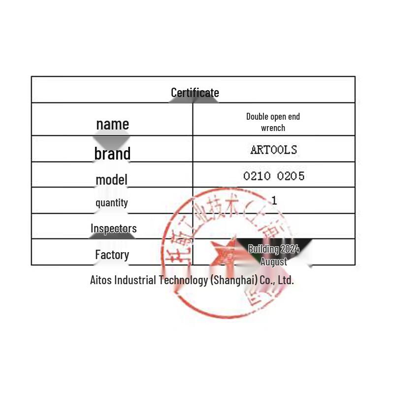 Двусторонний рожковый ключ ARTOOLS
