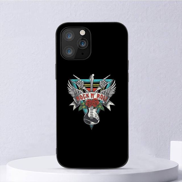 Чехол для телефона в стиле рок-н-ролл в стиле старой школы для Iphone 11 12 Mini 13 14 Pro Xs Max X 8 7 6s Plus 5 Se Xr Shell