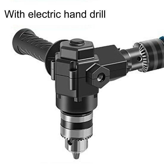 Угловой патрон для дрели с нескользящей ручкой Легко использовать металлическую практичную универсальную отвертку электрические аксессуары для ремонтных работ