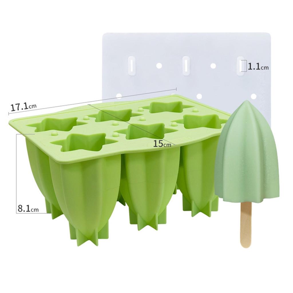 Формы для мороженого, 6 шт. Силиконовые формы для изготовления мороженого Пищевые формы для льда