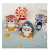 Soft And Cute Mofusand Shark Cat Shrimp Plush Toy Animal-shaped Hanging Ornament