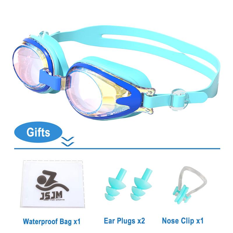 Новые детские очки для плавания, противотуманные, анти-УФ, очки для плавания, силиконовые, регулируемые, профессиональные очки для плавания, унисекс