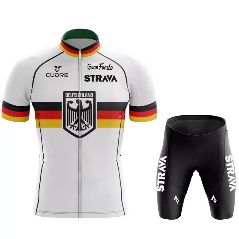 Men Women Cycling Jersey Set Short Sleeve Quick Dry Bike Apparel Road Mountain Biking Outdoor Sports
